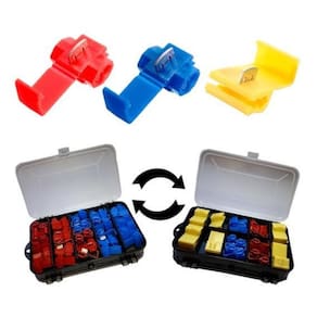 Estojo Duplo Conector Derivação Emenda Fios 0,5 A 6Mm - 60Un