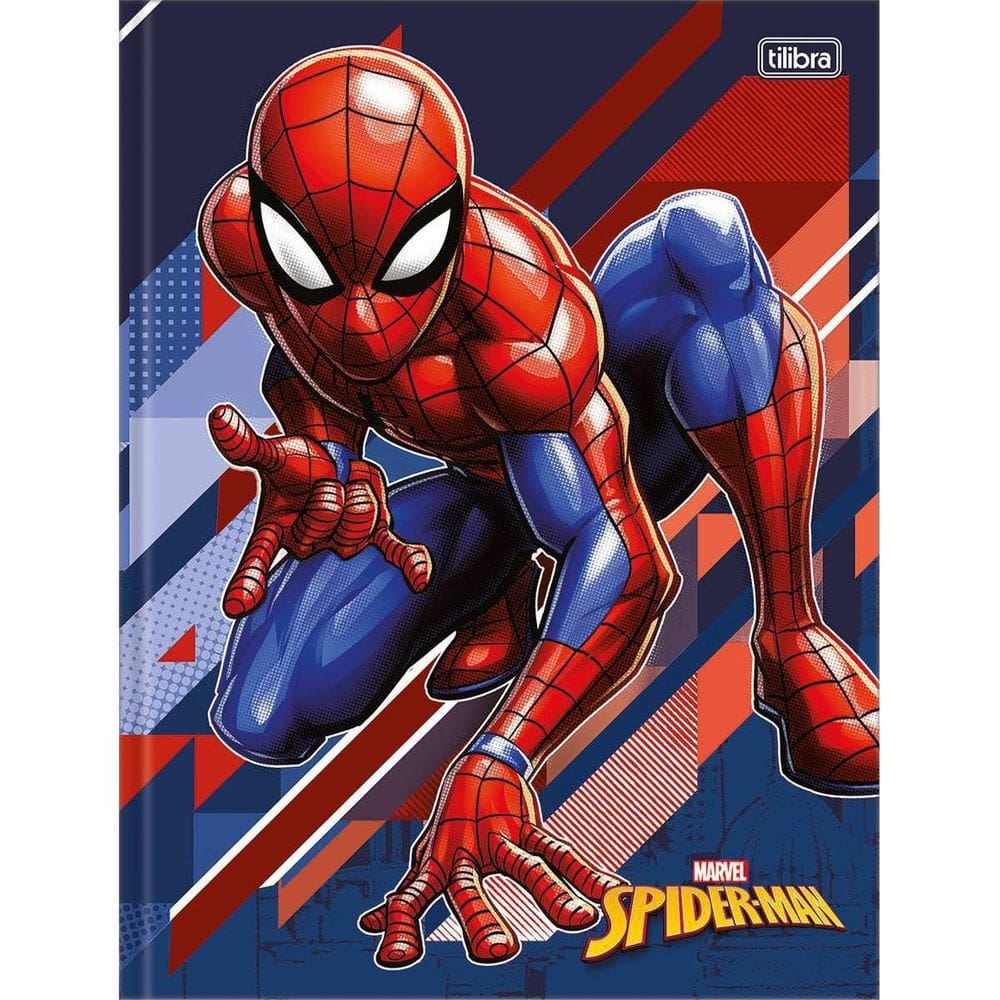 Caderno Brochurão Capa Dura Spider-Man Top 48 Folhas
