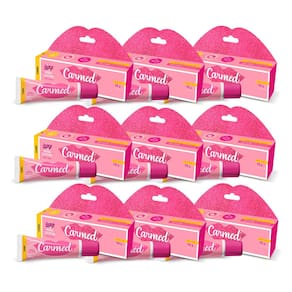 Kit 9 Unidades Hidratante Labial Carmed Bff Rosa Glitter 10g