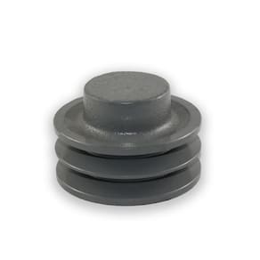 Polia Ferro Fundido V 120mm 2 Canais Perfil B