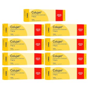 Kit 9 unidades Colujet 1mg/g 10g Pasta
