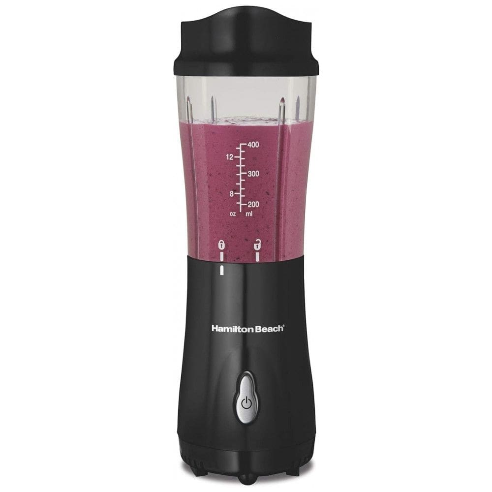 Liquidificador Pessoal de 400 mL para Vitaminas, 175W, 110v, HAMILTON BEACH 51101BA, Preto