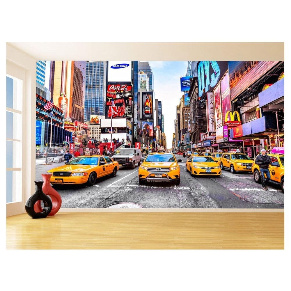 Papel De Parede 3D Cidade New York Broadway Ny 3,5M Ncd275