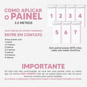 Papel De Parede Painel 3D Mármore Preto Fio Ouro 3,5M