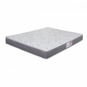 Colchão de Viúva Espuma D33 Pro Confort 128x188x12cm Cinza Estampado Hellen