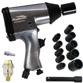 Chave Impacto Pneumática 1/2 Parafusadeira Industrial 17Pças