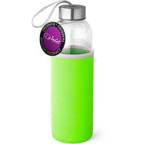 Garrafa De Vidro 520 Ml Soft Topget - Verde
