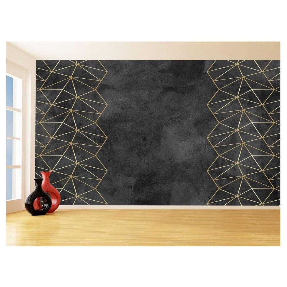 Papel De Parede 3D Concreto Queimado Risco Bege 3,5M Kkt169