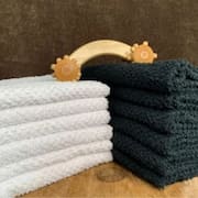 Kit 5 Toalhas de Rosto para Salão 100% Algodão 70x48cm 