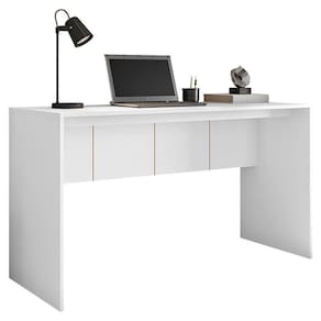 Mesa para Escritório Cubic 1360 Branco – Caemmun