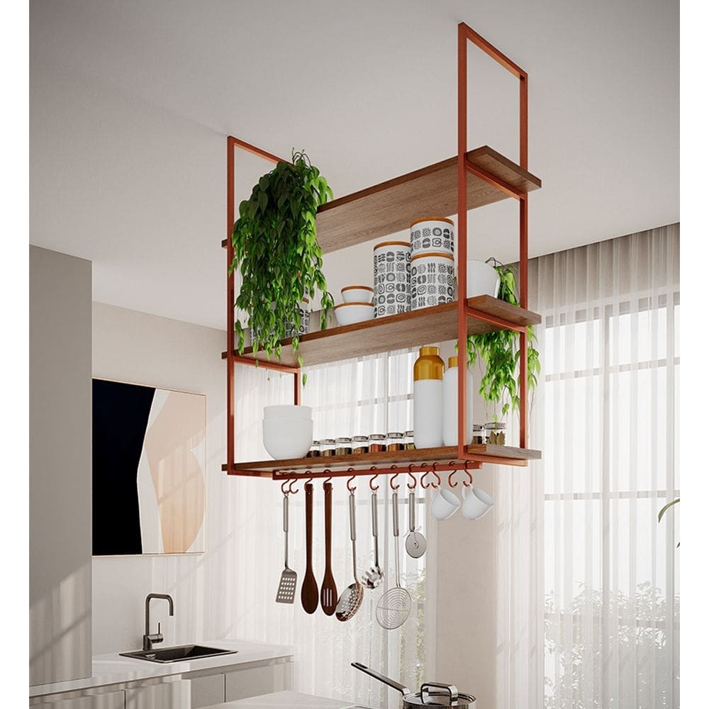 Nicho de Teto Indústrial Denver 95cm Cobre