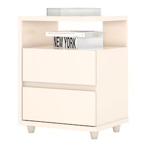Mesa de Cabeceira Campeche Off White – Henn