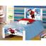 Cama de Criança Solteiro Infantil Iron Adesivada com Colchão - Branco