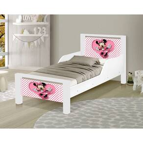 Mini Cama de Criança Infantil Adesivada Ratinha