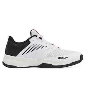 Tênis Wilson Kaos Devo 2.0 All Curt Branco Preto e Vermelho