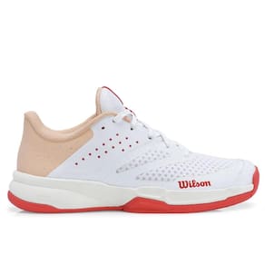 Tênis Wilson Kaos Stroke 2.0 Branco e Coral