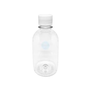 Potes Pet 250Ml Transparente C Tampa Rosca E Lacre 12Und