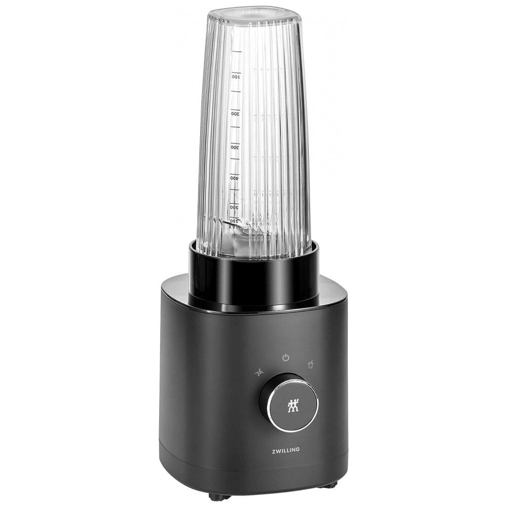 Liquidificador Pessoal de 0.6L com Jarra de Vidro, Aço Inoxidável, 110v, ZWILLING 53100 901, Preto