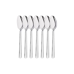 Kit 6 Colheres de Sobremesa Hercules Mykonos Aço Inox 4000-004