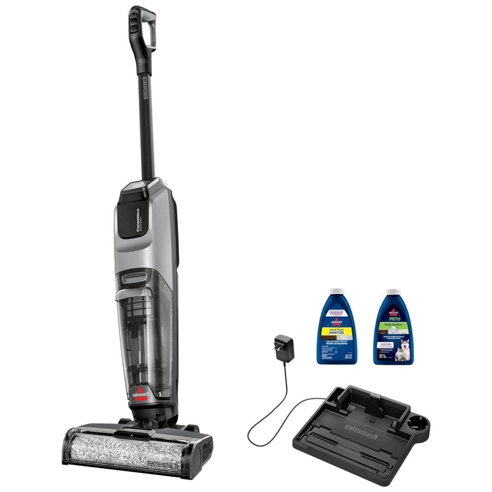 Aspirador de Pó sem Fio Úmido e Seco 2 em 1 Limpa e Seca, 110V 700W, Bissel 3882, Cinza