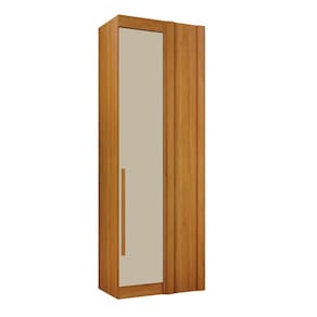 Modulado Canto 1 Porta - Orion-Cinamomo/Off White - Leifer Móveis