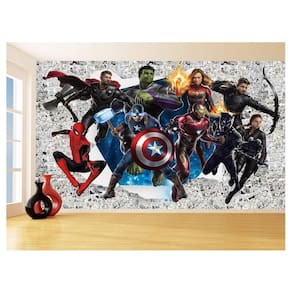 Papel De Parede 3D Heróis Página Quadrinhos Hq 3,5M Nhma212