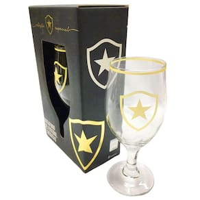 Taça Windsor 330M Vidro Time Botafogo Edição Série Ouro Selo