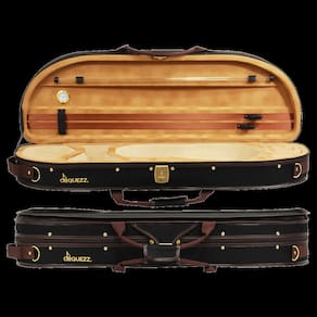 Estojo Meia Lua Violino 4/4 interior caramelo