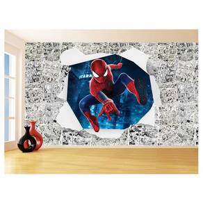 Papel De Parede 3D Heróis Página Quadrinhos Hq 3,5M Nhma186