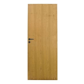 Folha Lisa Imbuia Fechadura Alavanca WC e Dobradiça 82 x 210 Natural