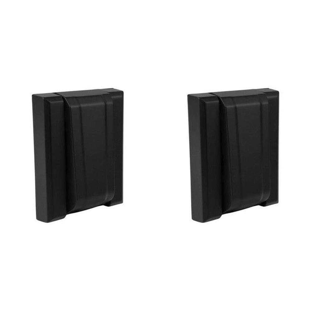 Kit com 2 Acabamentos para Válvula de Descarga Bl6100 Ducon Metais Black