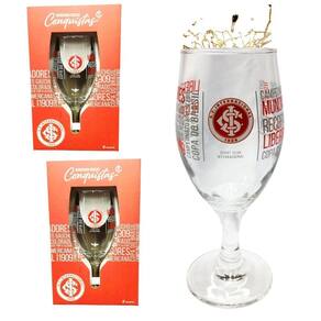 Kit 2 Taças Windsor 330Ml Cerveja Time Internacional Títulos
