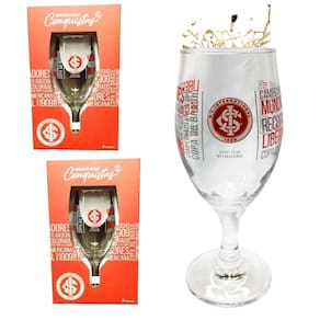 Kit 2 Taças Windsor 330Ml Cerveja Time Internacional Títulos