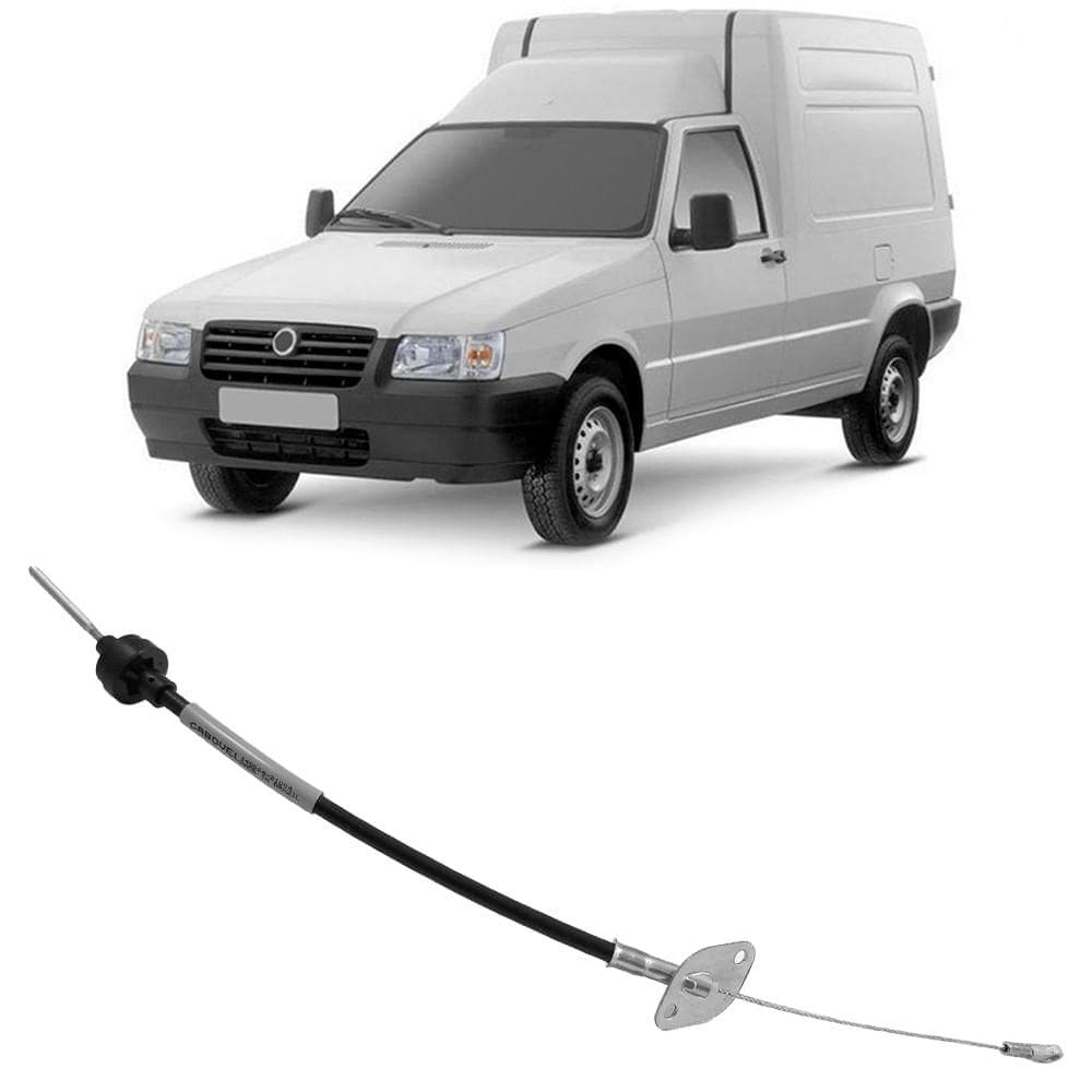 Cabo Embreagem Fiorino Uno 90 a 91 645mm Tuba 6003