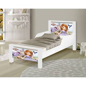 Mini Cama de Criança Infantil Adesivada Princesa Sofia