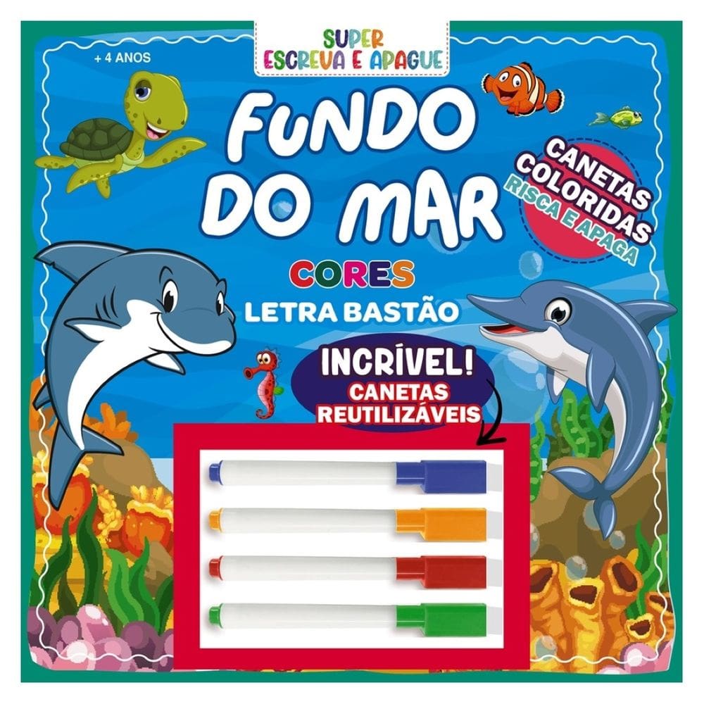 Super Escreva e Apague - Fundo do Mar