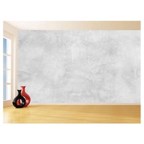 Papel De Parede 3D Concreto Queimado Liso Cinza 3,5M Kkt22