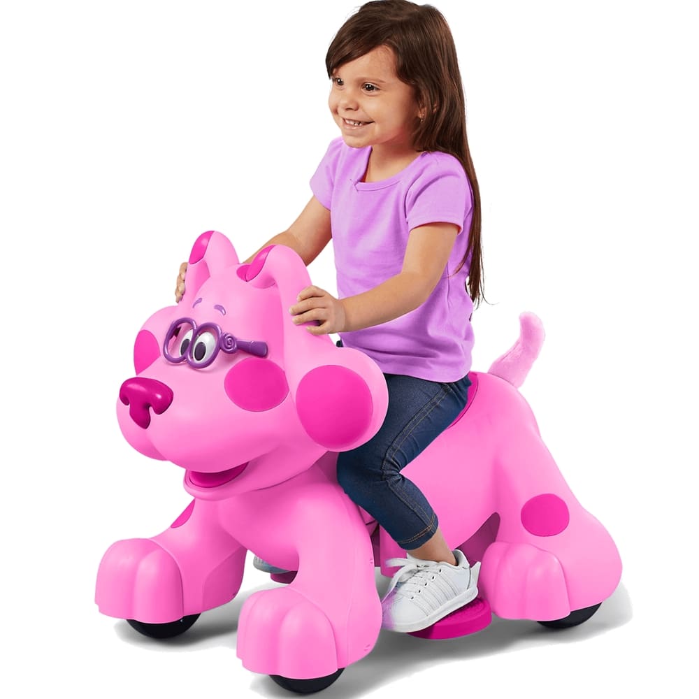 Cachorro Eletrico Rideamals Blue`s Clues & You 6V Magenta Rosa