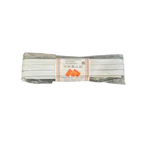 Elástico Chato N16- 0.8Mm Branco Kit 10 Rolos De 10 Metros
