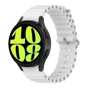 Pulseira Ondulada Silicone Macia Para Galaxy Watch6 44Mm