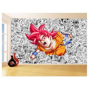 Papel De Parede Dragon Ball Goku Página Manga 3,5M Dbz571