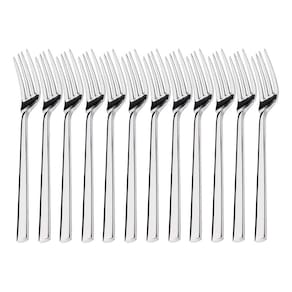 Kit 12 Garfos De Mesa Hercules Mykonos Aço Inox 4000-002