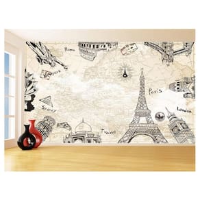 Papel De Parede 3D Artepontos Turísticos Mundo 3,5M Tra62