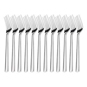 Kit 12 Garfos De Mesa Hercules Mykonos Aço Inox 4000-002