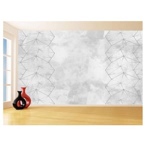 Papel De Parede Concreto Queimado Listra Risco 3,5M Kkt58