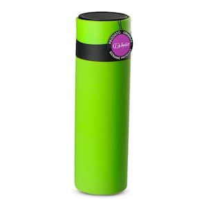 Garrafa Térmica Inox 400Ml Apoiocelular Start Topget - Verde