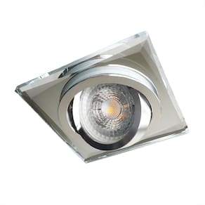 7 Spot De Cristal Embutir Direcionavel Espelhado Bet09