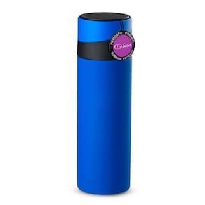 Garrafa Térmica Inox 400Ml Apoio Celular Start Topget - Azul