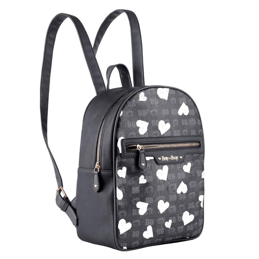 Bolsa De Costas Mochila Betty Boop Bp2905 Preto E Branco