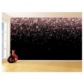 Papel De Parede 3D Textura Gliter Bokeh Abstrato 3,5M Txt52